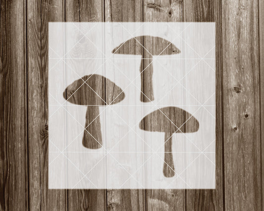 Mushrooms Stencil, Reusable Stencil For Painting, 2092