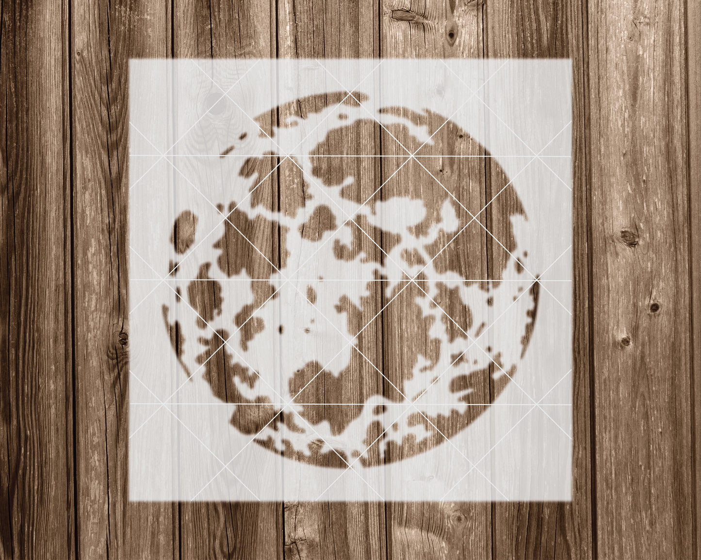 Moon Stencil, Reusable Stencil For Painting, 2216