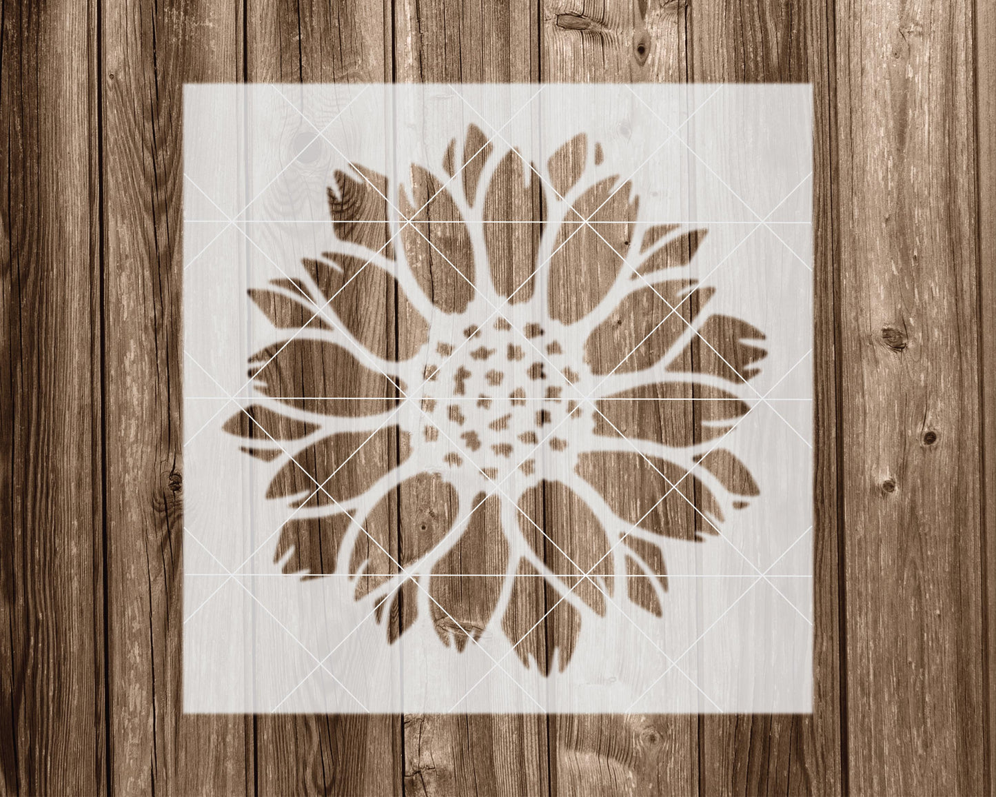Sunflower Stencil, Reusable Stencil For Painting, 2211