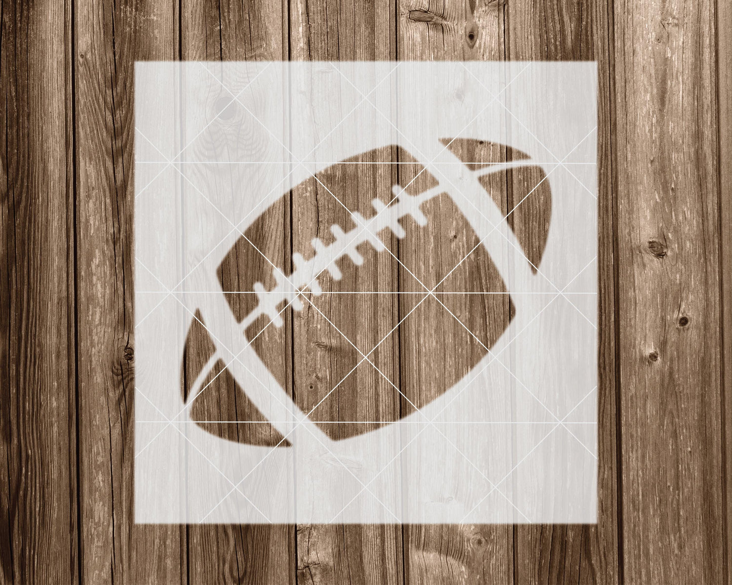 Football Stencil, Reusable Stencil For Painting, 2146