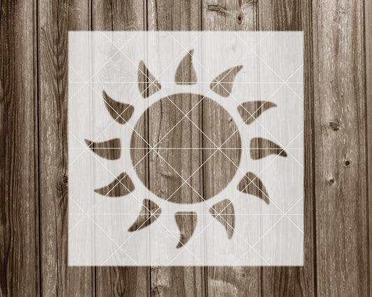 Sun Stencil, Reusable Stencil For Painting, 2094