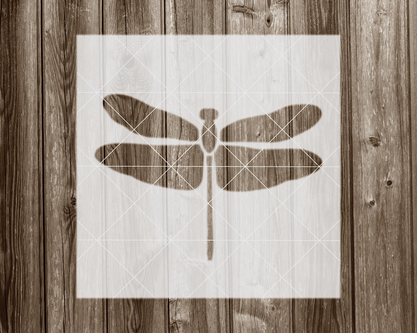 Dragonfly Stencil, Reusable Stencil For Painting, 2085