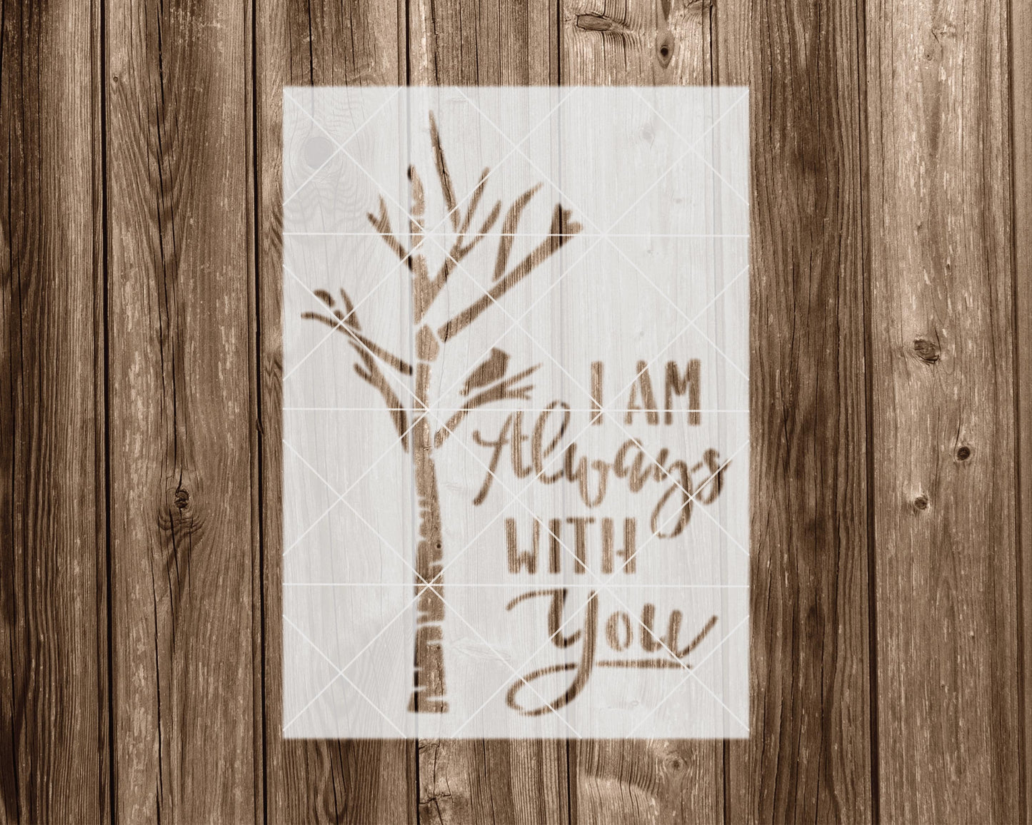 Cardinal Painting Stencil - Reusable Mylar Craft Stencil 5x7 Inch Sheet