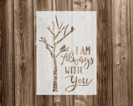 Cardinal Painting Stencil - Reusable Mylar Craft Stencil 5x7 Inch Sheet