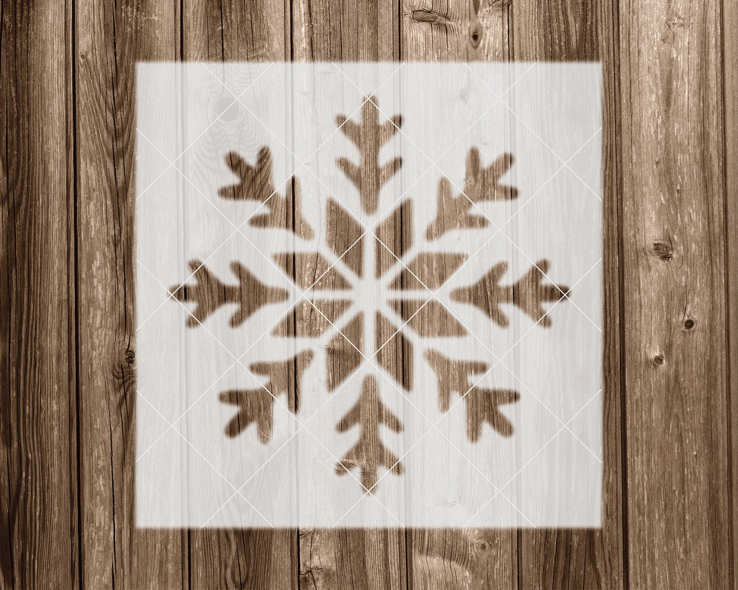 Snowflake Stencil, Reusable Mylar for Painting and Crafts, 2371
