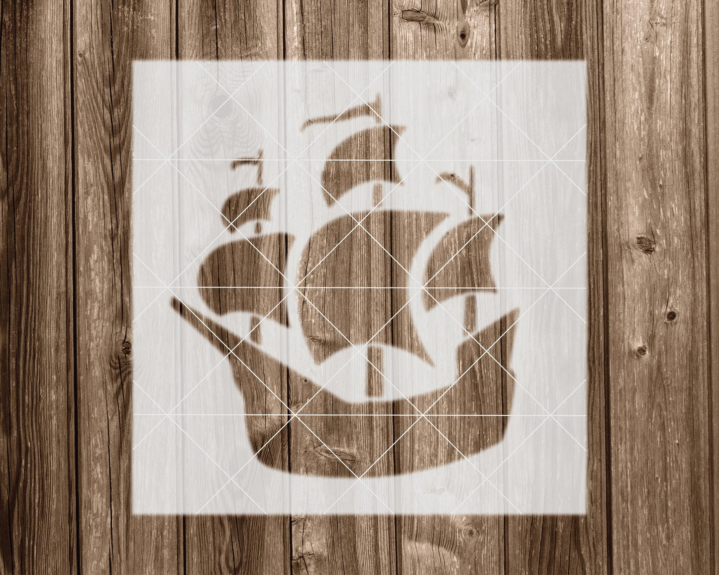 Ship Stencil, Reusable Stencil For Painting, 2161