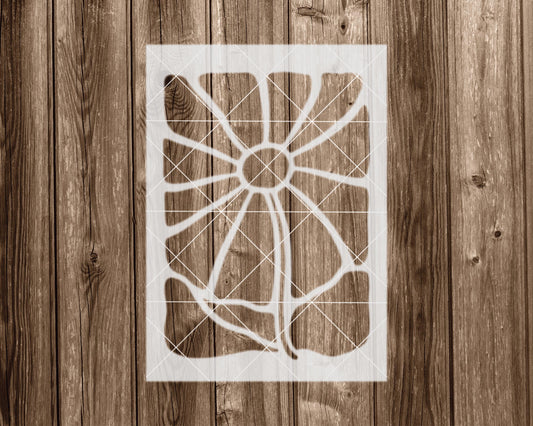 Flower Stencil, Reusable Mylar for Painting and Crafts, 2361