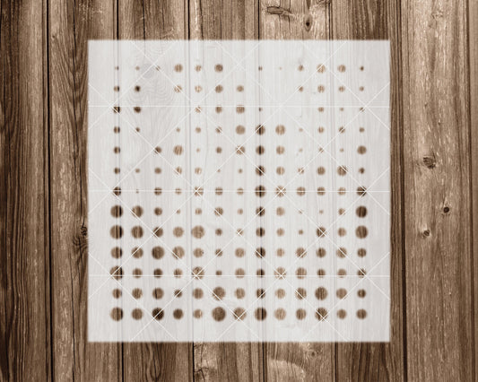 Dots Stencil, Reusable Stencil For Painting, 2113