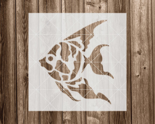 Fish Stencil, Reusable Stencil For Painting, 2168