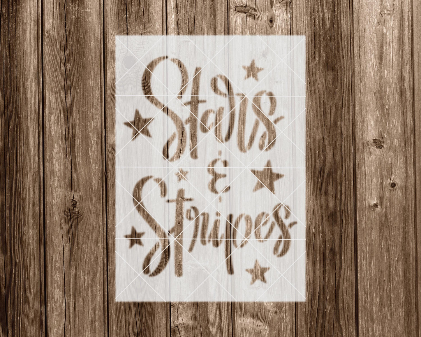 Stars and Stripes Stencil, Reusable Stencil For Painting, 2244