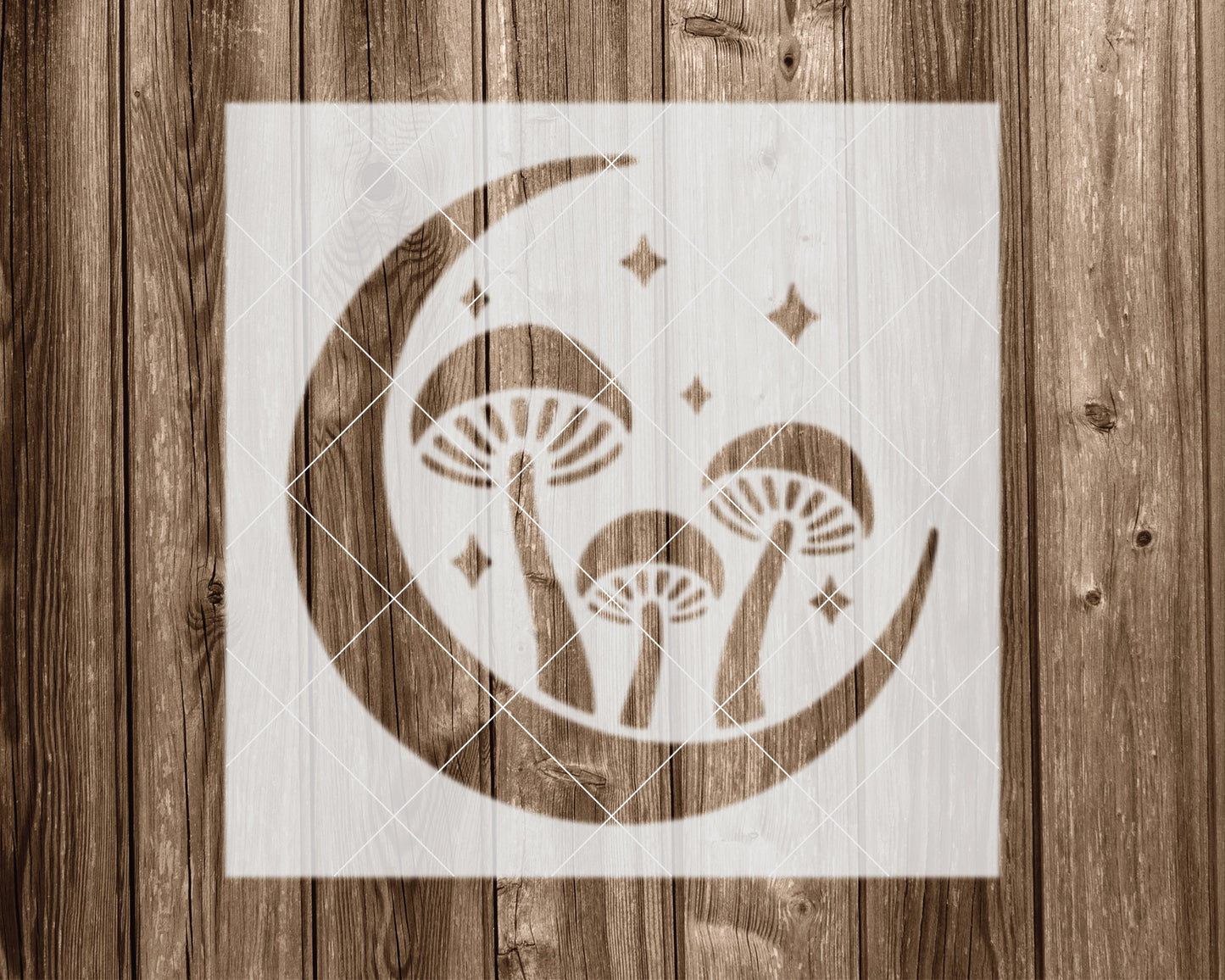 Moon Stencil, Reusable Stencil For Painting, 2397