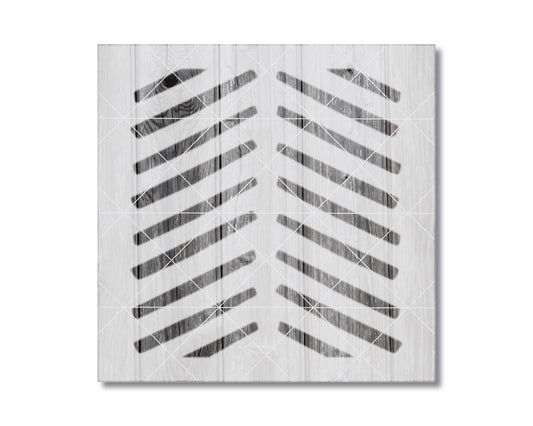 Herringbone Stencil, Reusable Mylar for Painting and Crafts, 2370