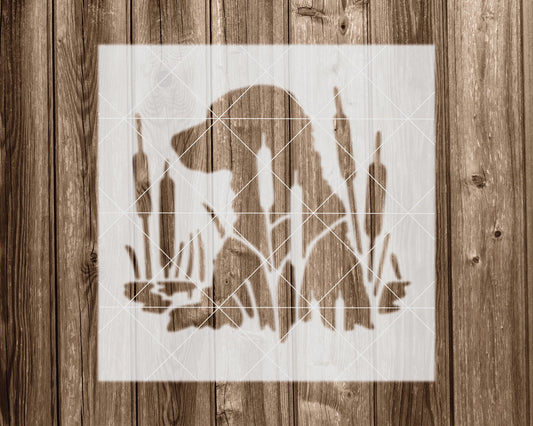 Hunting Dog Stencil, Reusable Stencil For Painting, 2303
