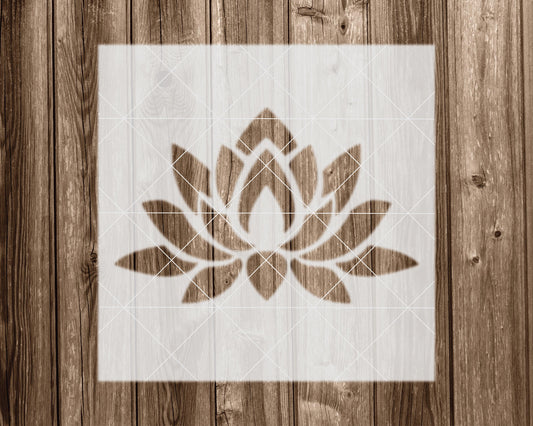 Lotus Stencil, Reusable Stencil For Painting, 2324