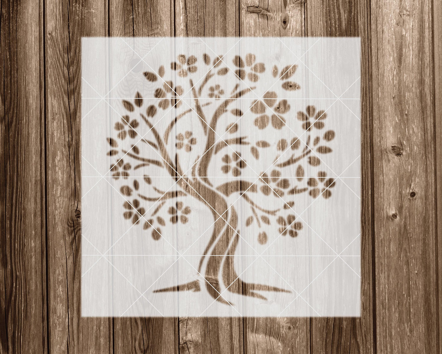 Cherry Blossom Stencil, Reusable Stencil For Painting, 2223