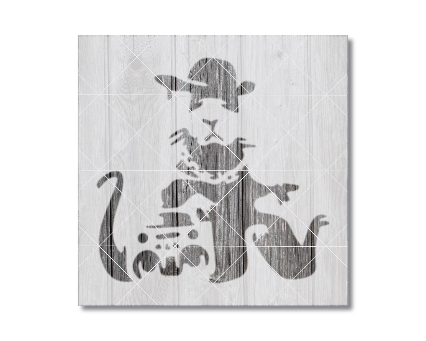 Banksy Rat Stencil, Reusable Stencil For Painting, 2339