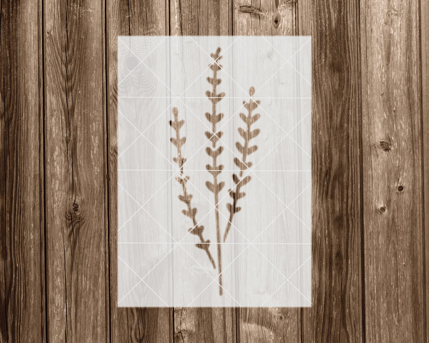 Wildflowers Stencil, Reusable Stencil For Painting, 2199