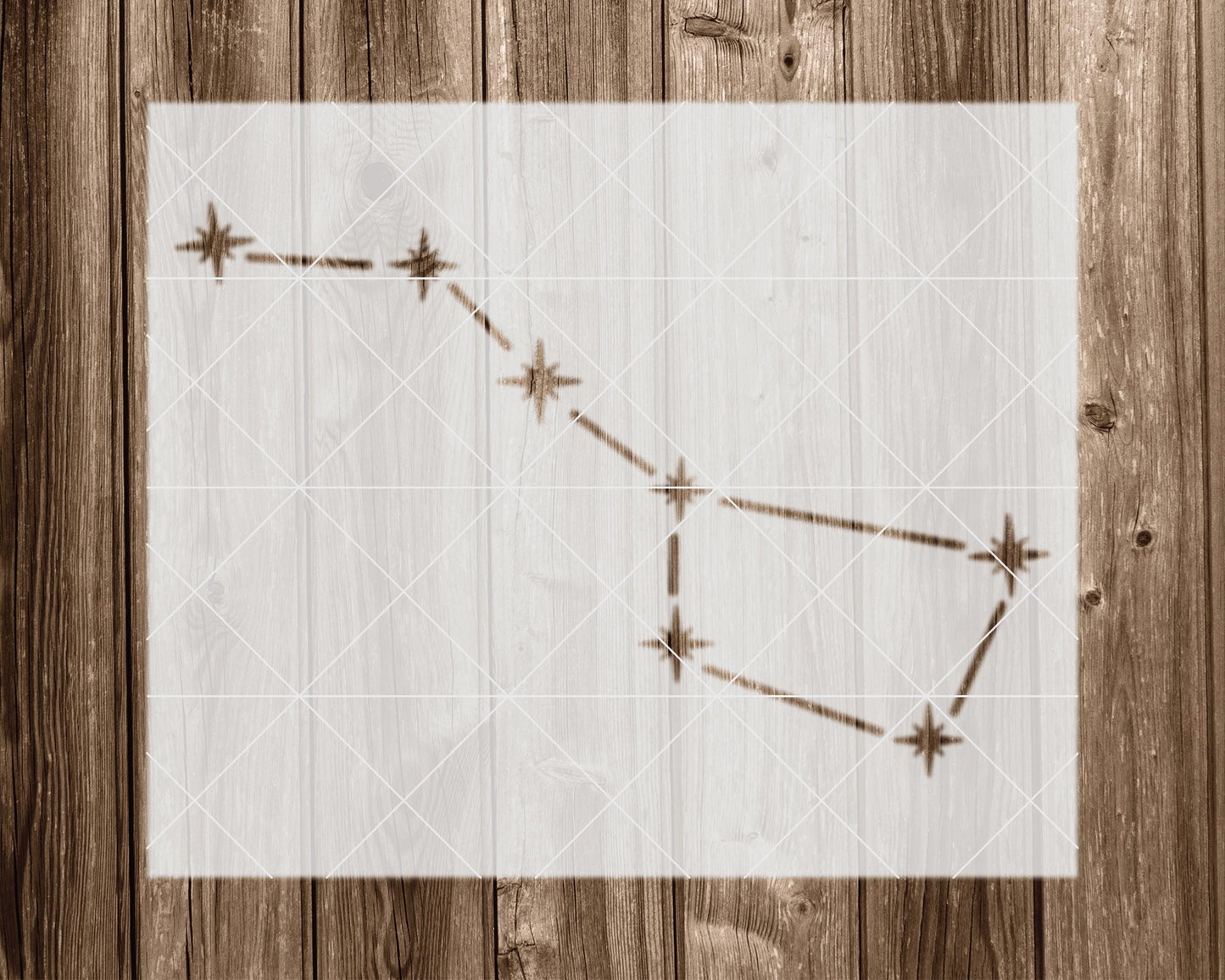 Big Dipper Stencil, Reusable Stencil For Painting, 2142