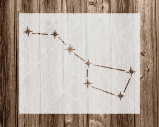 Big Dipper Stencil, Reusable Stencil For Painting, 2142