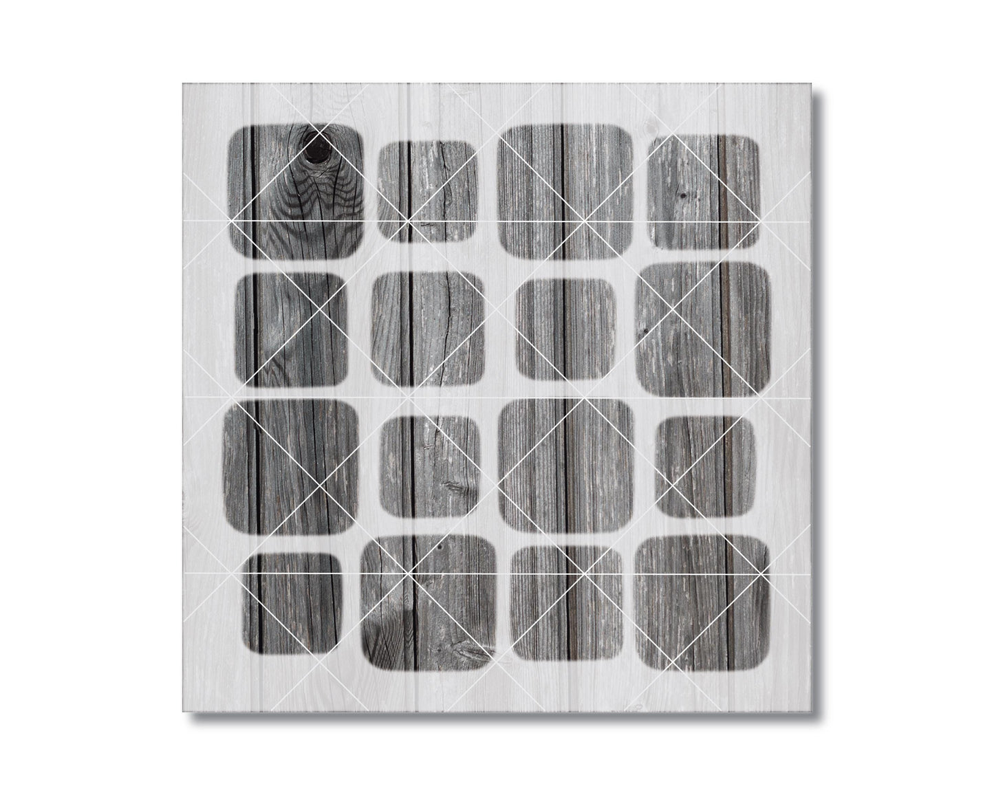 Squares Stencil, Reusable Mylar for Painting and Crafts, 2373