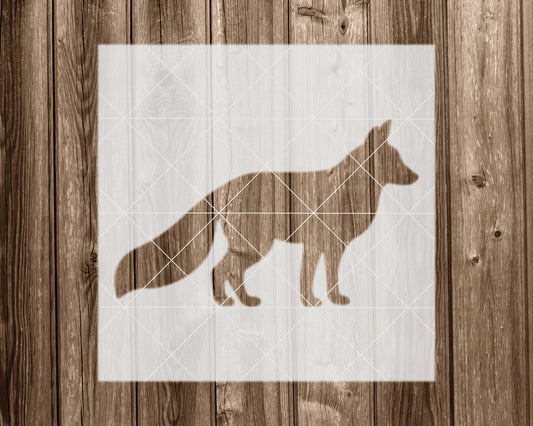 Fox Stencil, Reusable Stencil For Painting, 2164
