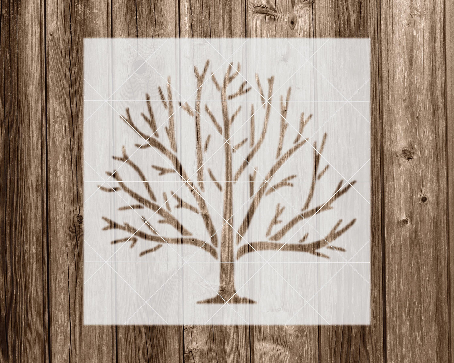 Tree Stencil, Reusable Stencil For Painting, 2178