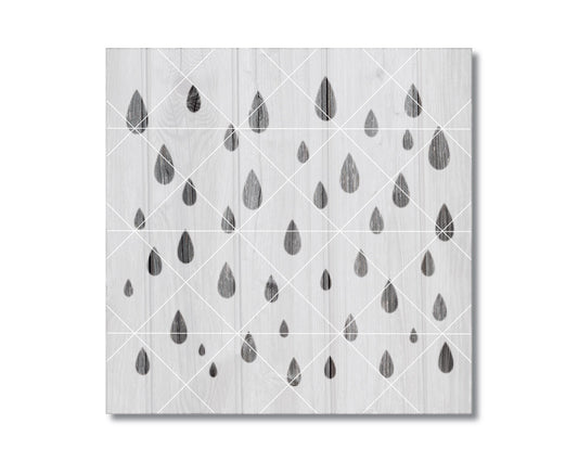 Raindrop Painting Stencil - Reusable Mylar Template | Durable Craft Tool