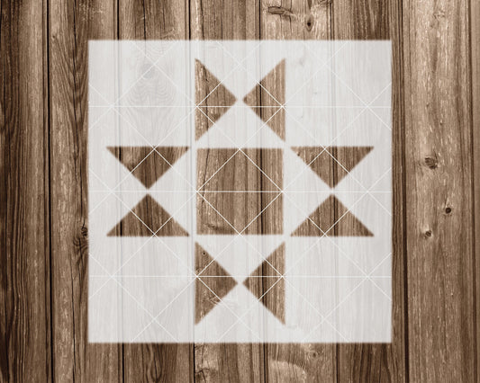 Barn Quilt Stencil, Reusable Stencil For Painting, 2058