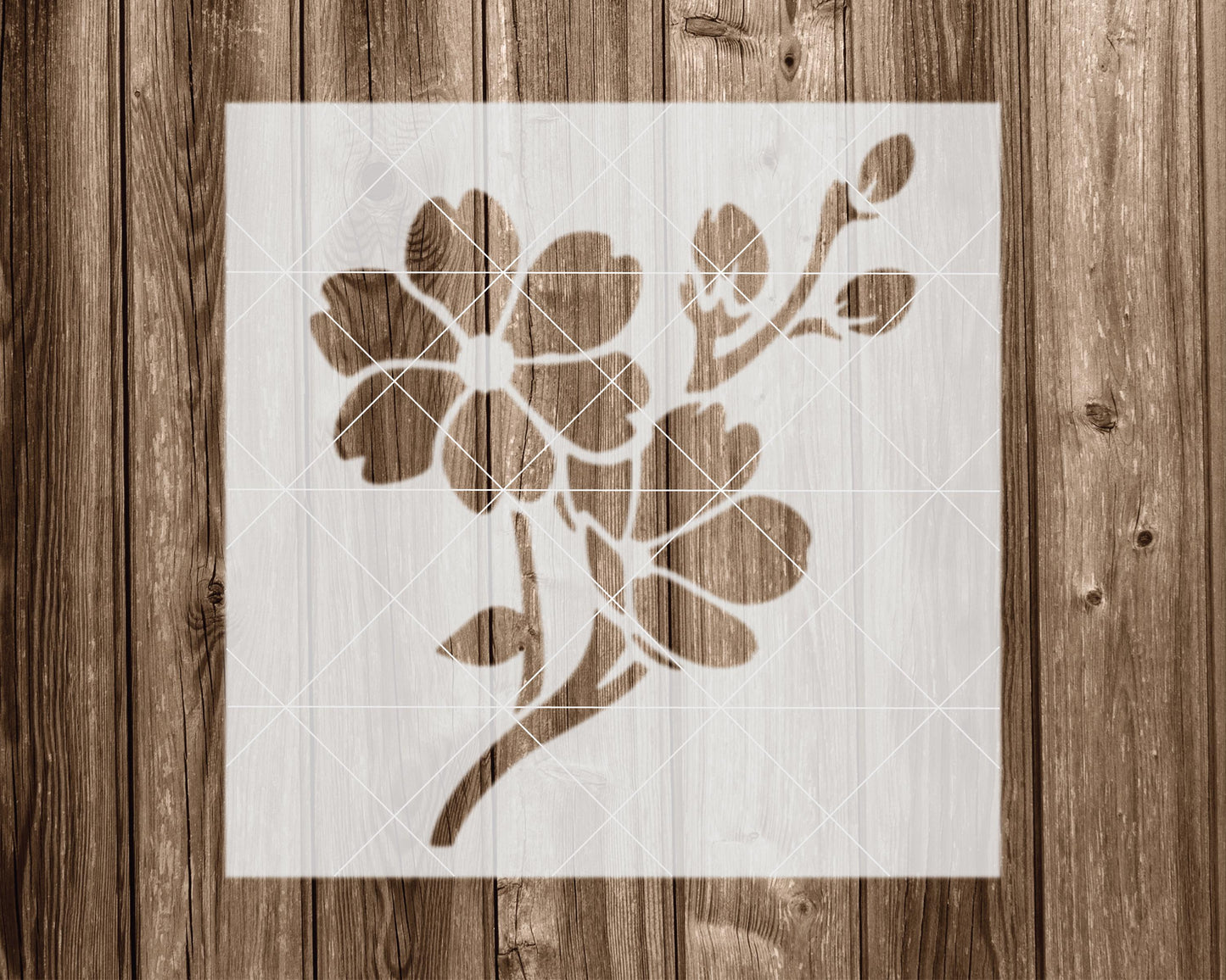 Cherry Blossom Stencil, Reusable Stencil For Painting, 2212