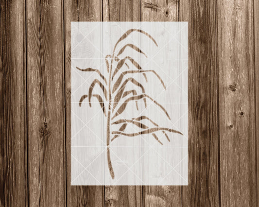Plant Stencil - Reusable Painting Stencil For Art Projects | Mylar Sheet