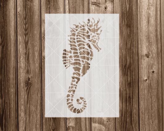 Seahorse Stencil, Reusable Stencil For Painting, 2330