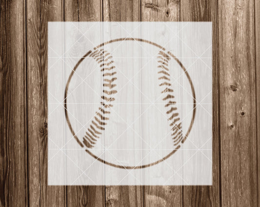 Baseball Stencil, Reusable Stencil For Painting, 2102