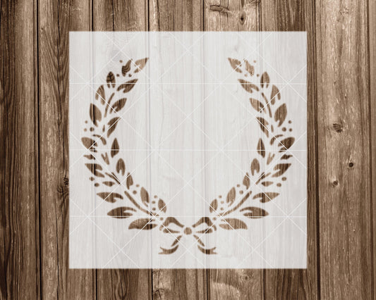 Wreath Stencil, Reusable Stencil For Painting, 2153