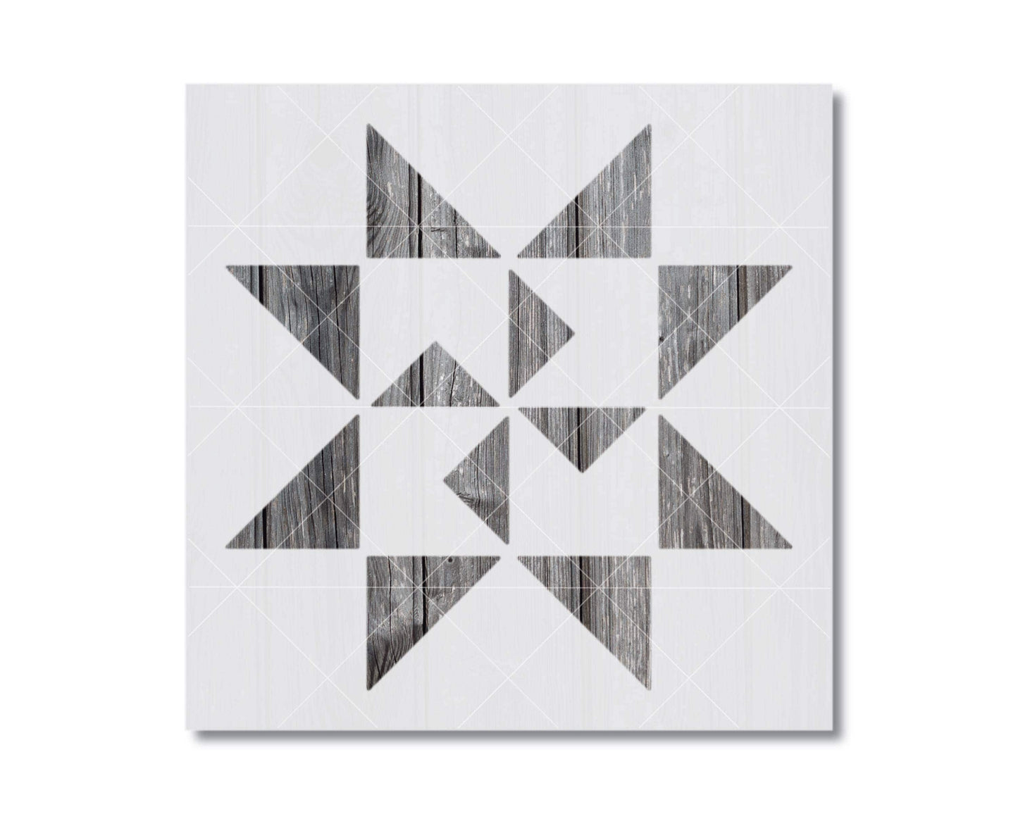 The image is a square-shaped design composed of various geometric shapes, including triangles and rectangles, arranged in a visually appealing pattern.