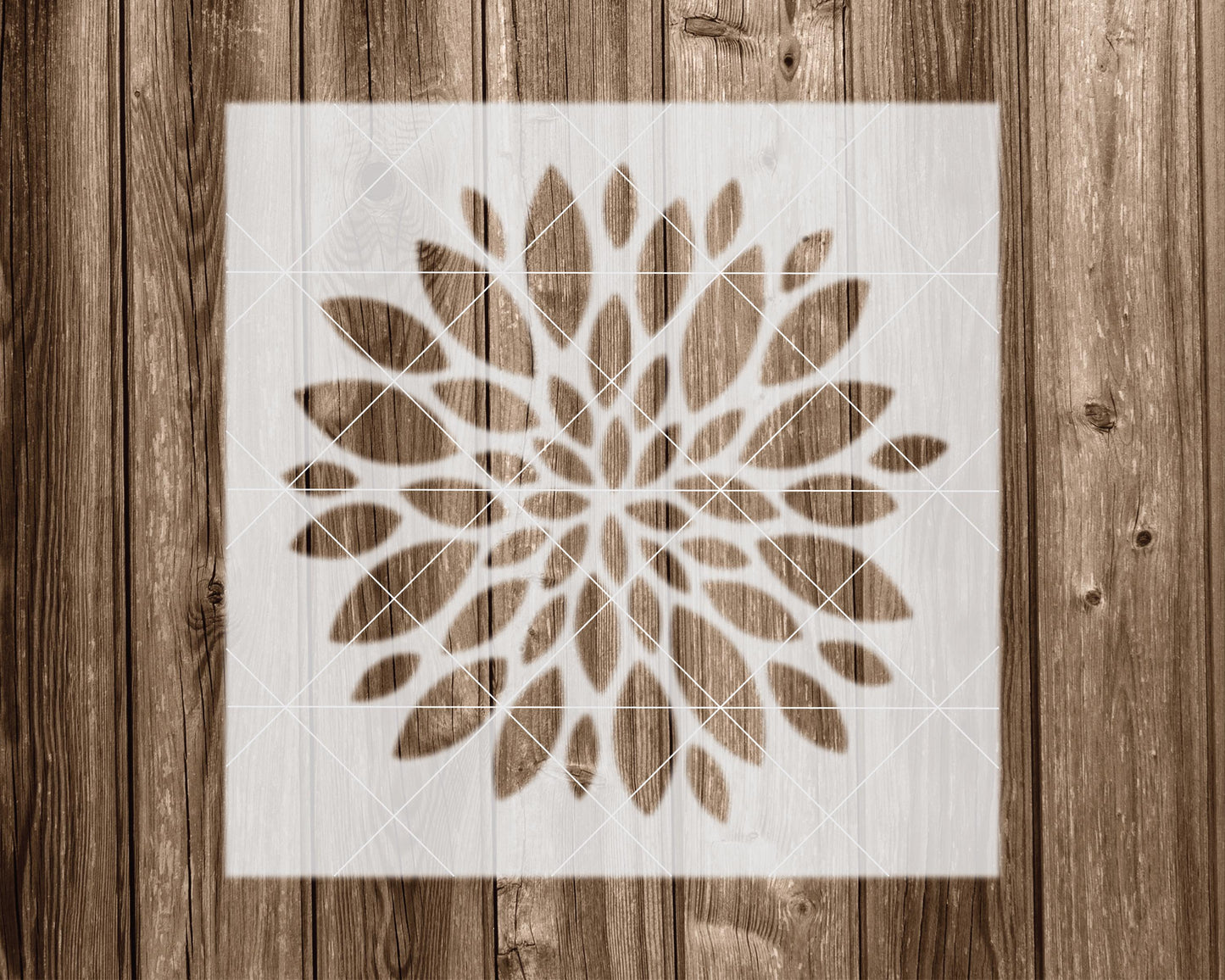 Flower Stencil, Reusable Stencil For Painting, 2237
