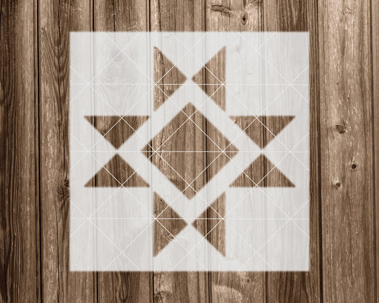 Barn Quilt Stencil, Reusable Stencil For Painting, 2059