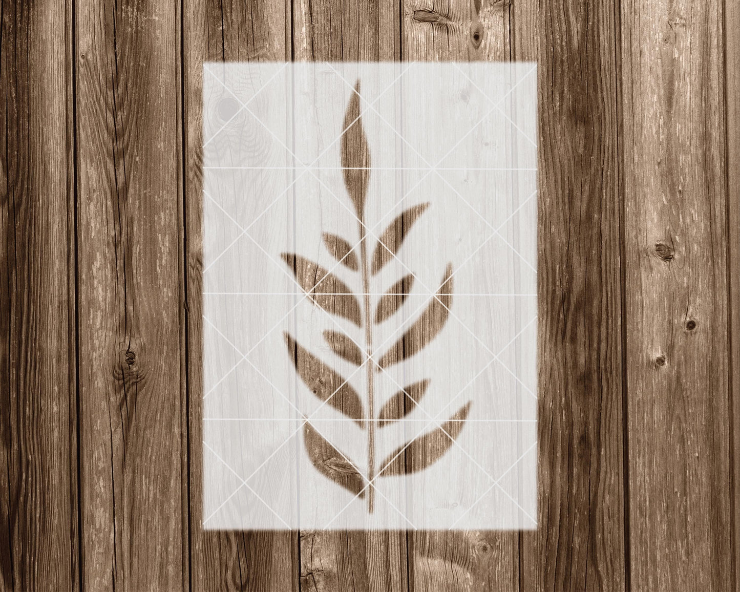 Leaves Stencil, Reusable Stencil For Painting, 2236