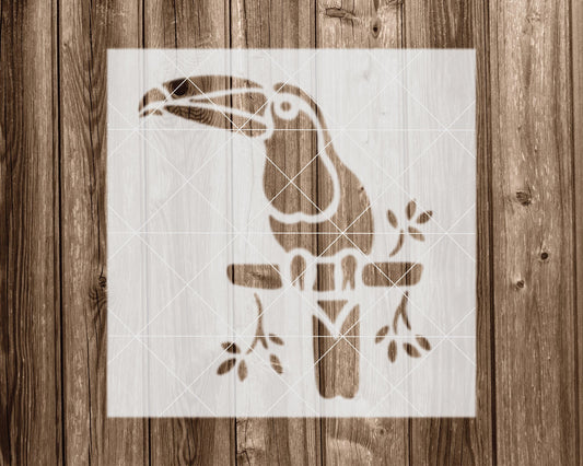 Toucan Stencil, Reusable Stencil For Painting, 2151