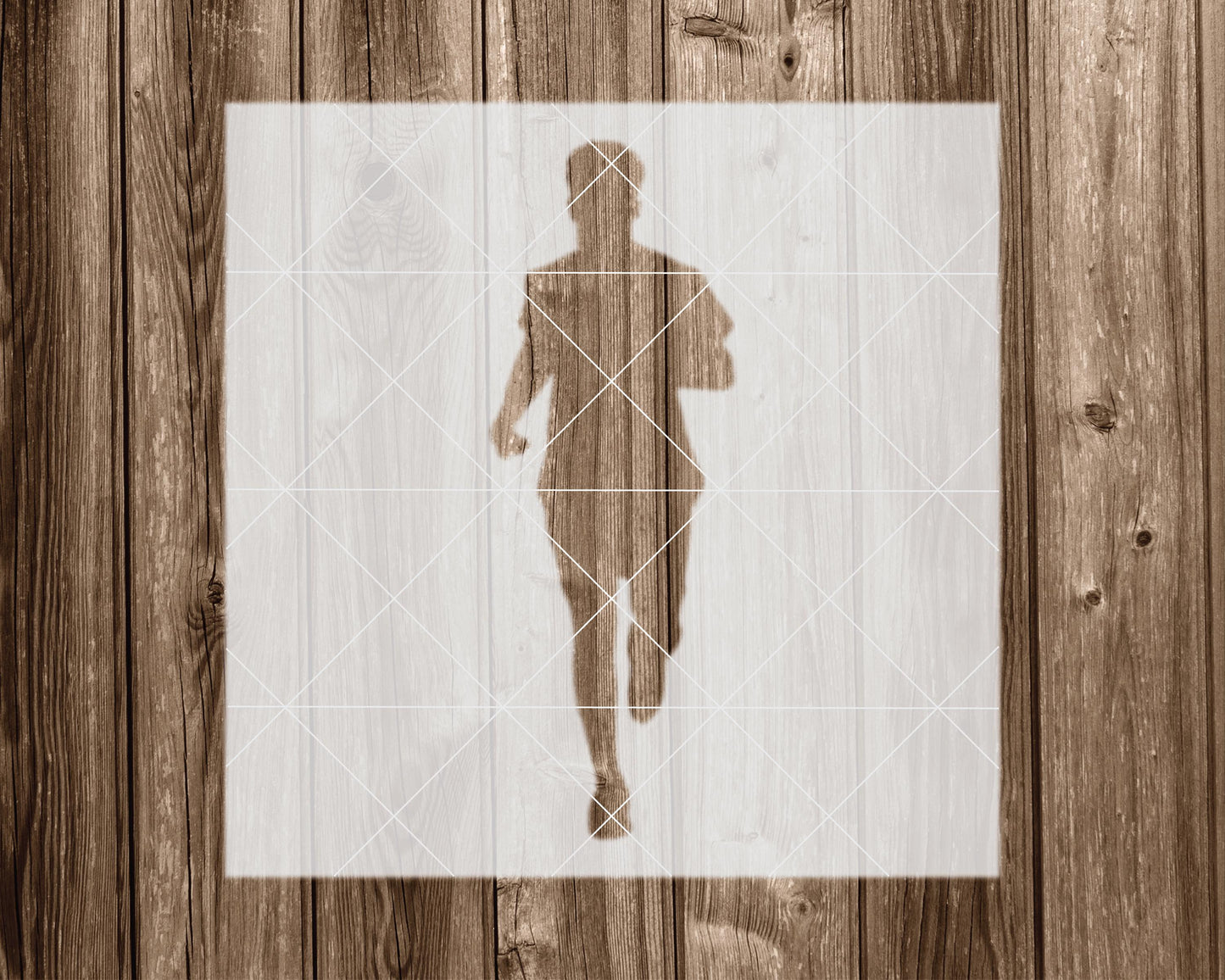 Runner Stencil, Reusable Stencil For Painting, 2230