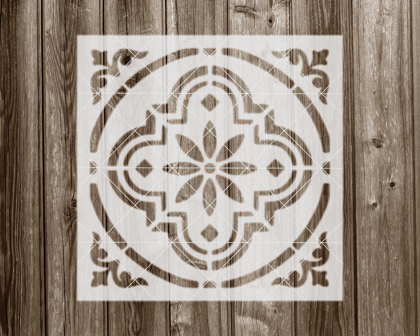 Tile Stencil, Reusable Stencil For Painting, 2081