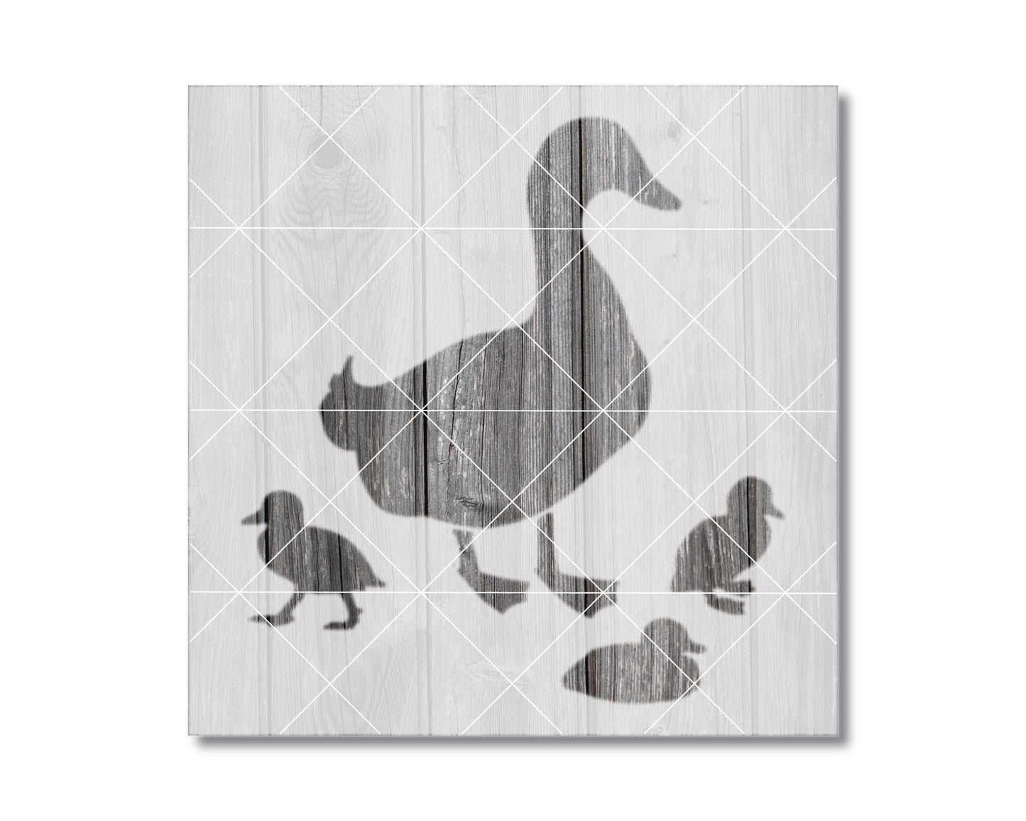 Duck Stencil: Reusable Mylar Template for Painting and Crafts 2418