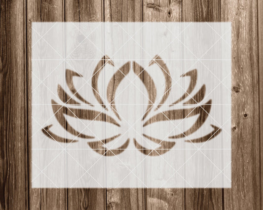 Lotus Stencil, Reusable Stencil For Painting, 2326