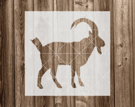 Goat Stencil, Reusable Stencil For Painting, 2167
