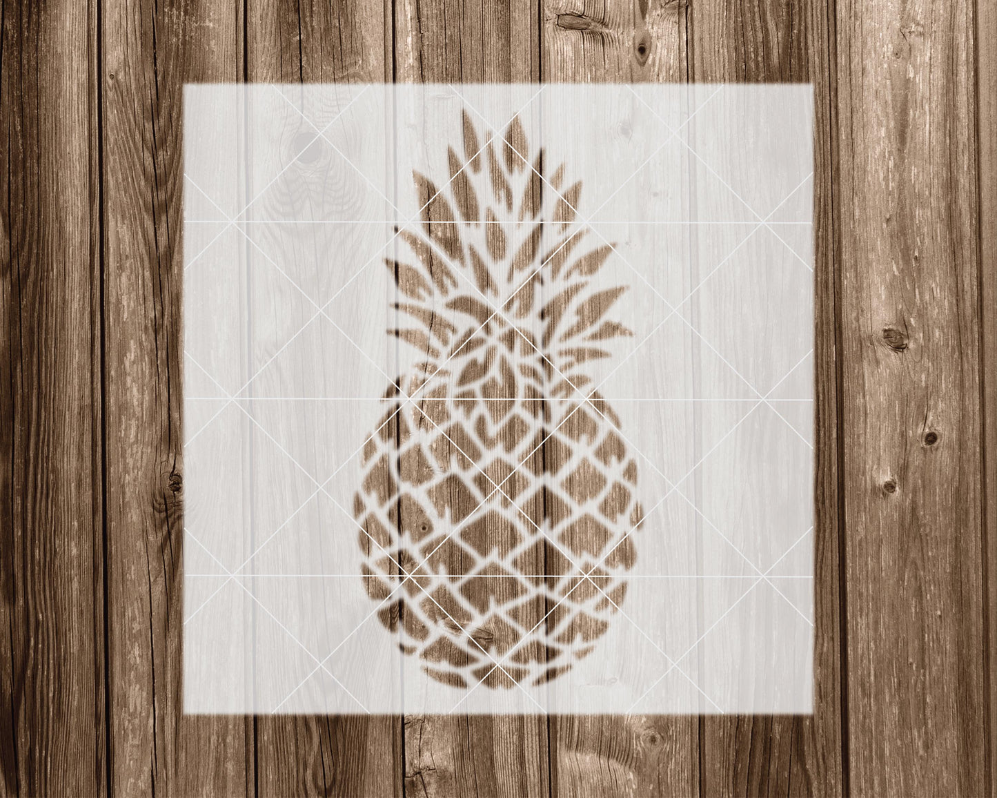 Pineapple Stencil, Reusable Stencil For Painting, 2238