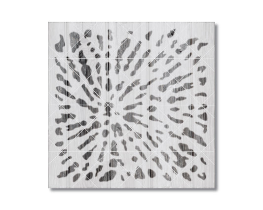 Tie Dye Stencil, Reusable Mylar Painting Template 2388