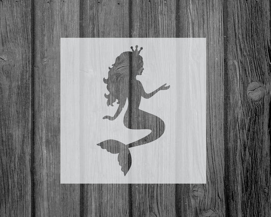 Mermaid Stencil, Reusable Stencil For Painting, 395