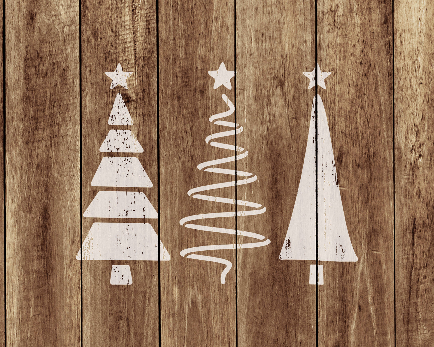 Christmas Trees Stencil, Reusable Stencil For Painting, 478