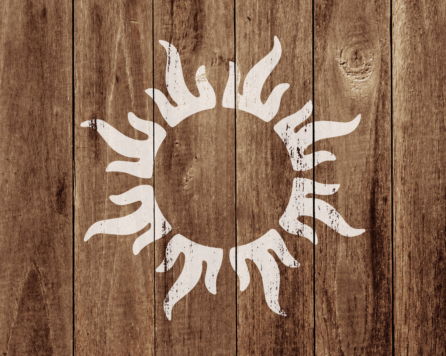 Sun Stencil, Reusable Stencil For Painting, 488