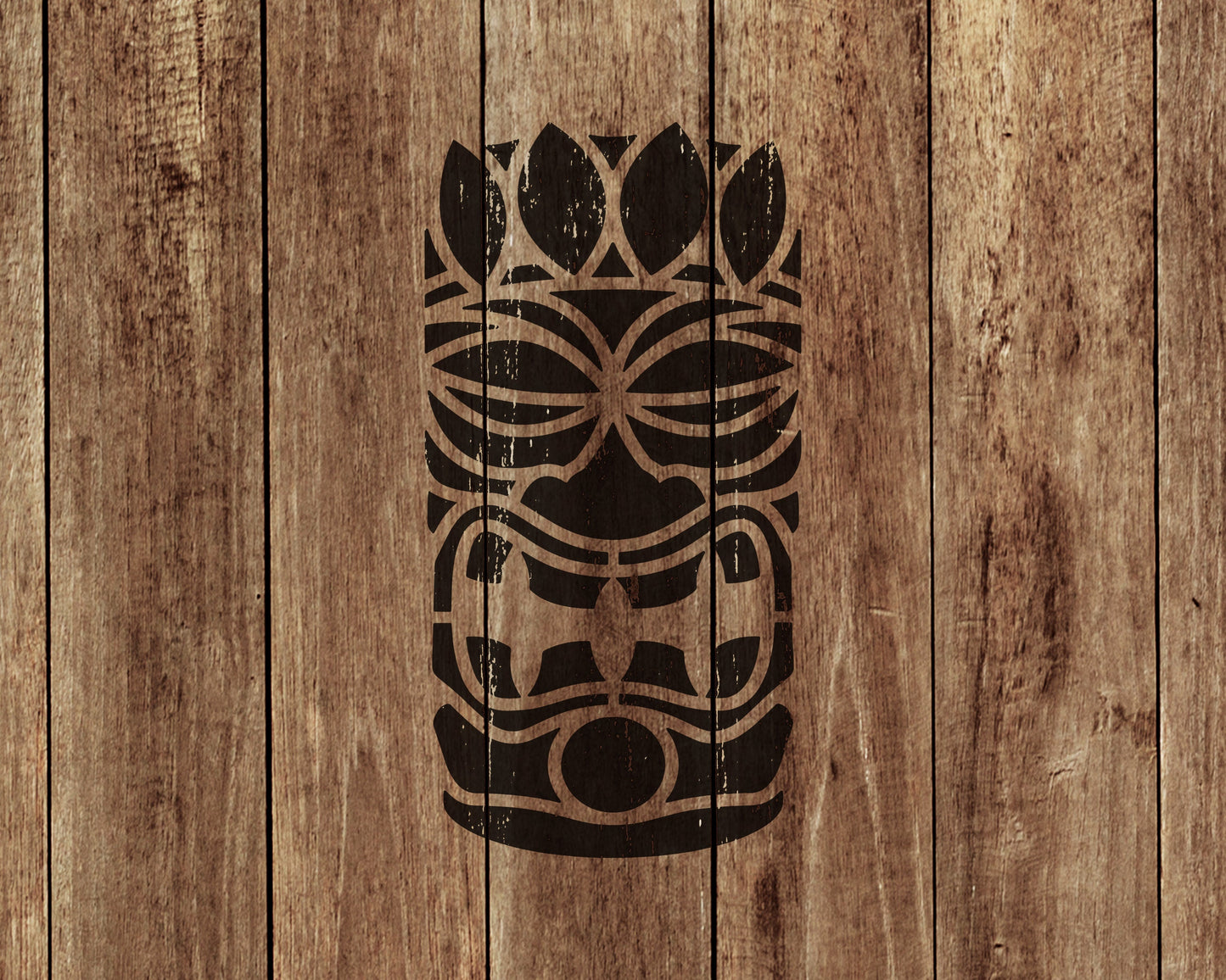 Tiki Stencil, Reusable Stencil For Painting, 536