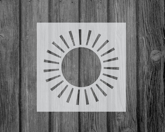 Sun Stencil, Reusable Stencil For Painting, 575